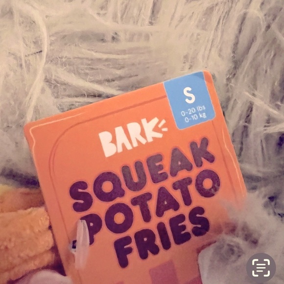 Bark Squeak Potato Fries Plush Dog Toy - Picture 5 of 6